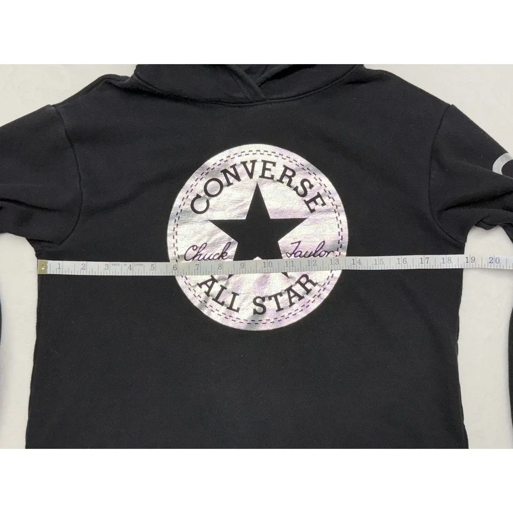 Converse Hoodie & Joggers All Star Chuck Taylor Kids XL Black 2 Piece Set